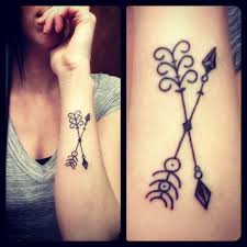 My Arrow Tat Both Arrows Hold The Astrological Sign For Each Of My Boys Who Are Part Cherokee 3 Friendship Tattoos Astrology Tattoo Jewelry Tattoo