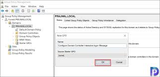 Configure Domain Controller Interactive Logon Message