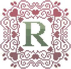 Here are 10 free patterns and projects for beginner embroiderers. Modern Cross Stitch Pattern Letter R Stitchitforchristmas Cross Stitch Patterns Christmas Cross Stitch Embroidery Cross Stitch Patterns