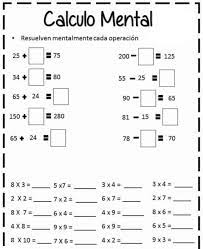 28 oct 2019 explora el tablero de gloria rivarola ejercicios para la mente en pinterest.para este ejercicio elaboraremos una serie de tarjetas con números. Ejercicio De Calculos Mentales Para Cuarto Grado Matematicas De Quinto Grado Ejercicios De Calculo Matematicas Cuarto Grado
