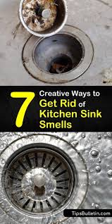 get rid of kitchen sink smells