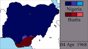Map from 1953 used to depict the after effects of a reservoir. The Nigerian Civil War Every Week Youtube