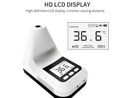 Room thermometer (all 8 results). K3 Pro Infrared Thermometer For Adults Non Contact Wall Mounted Digital Forehead Thermometer With Lcd Screen For Office Home Supermarket School Community Newegg Com
