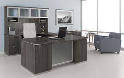 This desk is designed to give the workspace and storage you need in an office. U Shaped Desk Shop Wrap Around Desk With Desk Hutch Nbf Com