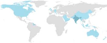 (um welche uhrzeit?) when?, what time?; Hinduismus Weltweite Verbreitung
