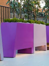 Small or large outdoor planters? Modern Outdoor Planters Bespoke Garden Planter Designs Mylandscapes