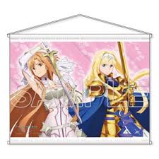 Entering the underworld with a gleam of light, asuna is officially logged into it as the goddess of creation stacia. Sword Art Online Alicization War Of Underworld Asuna Alice B2 Tapestry Anime Toy Hobbysearch Anime Goods Store