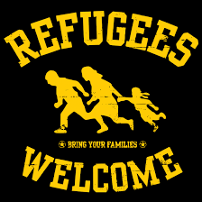 The short film tells the story of a night in the life of a newly arrived syrian refugee in berlin, who from this night onwards, the 'refugee's welcome' words and logo will have a whole other meaning. Refugees Welcome Sticker Pack 100 Stuck Aufkleber Stuff Diraction Org Dressed To Misbehave