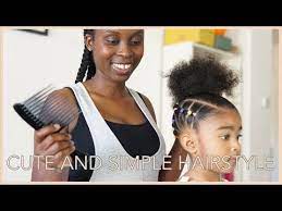 Cute And Simple Hairstyle For Kids Natural Hairstyle Youtube Kids Hairstyles Natural Hairstyles For Kids Lil Girl Hairstyles