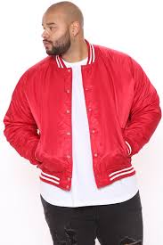 Varsity Bomber Jacket Red Fashion Nova Mens Jackets Fashion Nova