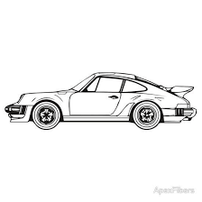 Classic Sports Car Outline T Shirt By Apexfibers Camaro Car Classic Sports Cars Car Silhouette