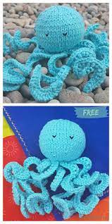 In fact, you can access the free downloadable pattern for this cute knitted baby octopus. Knit Octopus Toy Free Knitting Pattern Knitting Pattern