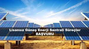 Güneş enerjisi santrali kurulum maliyeti nedir? Lisanssiz Gunes Enerji Santrali Surecler 1 Basvuru Enerji Portali