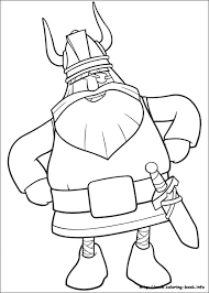 The best collection of viking coloring pages for adults. Vicky The Viking Coloring Picture