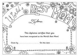 Here's our best grandad diploma printable for colouring in! I Love Mum Colouring Page