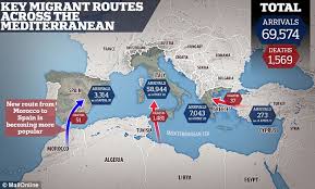Ceuta, spain (ap) — with border crossings of migrants apparently under control, spain and morocco turned their attention thursday to the plight of hundreds of teenagers and children stranded on both sides of their frontier amid one of the biggest diplomatic spats between the two countries in recent years. How Migrants Are Using A New Route From Morocco To Spain Daily Mail Online