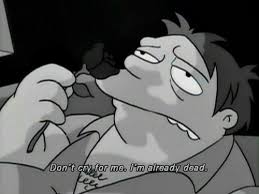 Barney Gumble Black And White Barney Gumble Los Simpsons Los Simpson Mejores Series