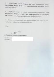 Yang terhormat, kepada bapak faisal syahrul anam, m.pd. Syarikat Kroni Digagalkan Timbalan Menteri Ksu Motac Serang Menteri Guna Surat Layang