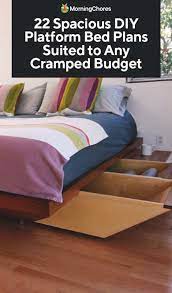 This time around i wanted a solid storage bench. 22 Spacious Diy Platform Bed Plans Suited To Any Cramped Budget