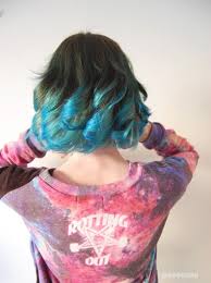 How To Dye Your Hair Blue Blue Tips Hair Hair Dye Tips Dip Dye Hair