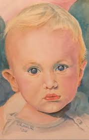 This is Joshua, a gorgeous baby, who I did a portrait for his grandma.