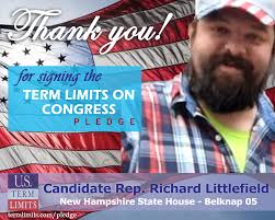 Rep. Richard Littlefield Pledges to Support Congressional Term Limits