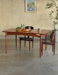 G-PLANチークシリーズのヴィンテージ家具、伸張式のダイニングテーブル(x-564-f)｜アンティーク家具