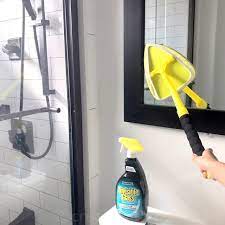 Tips For Cleaning Bathroom Mirrors And Glass Shower Doors With Invisible Glass Create With Mom Bathroom Cleaning Invisible Glass Bathroom Mirror