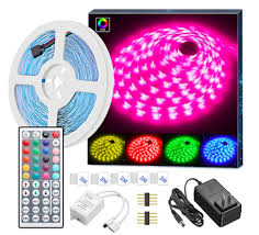 Best Tiktok Led Lights To Get Multi Colored Room Trend Led strip lights have been standing out due to their energy efficiency, ease of uses, and now on their dynamic displaying. minger led strip lights 16 4ft rgb led light strip 5050 led tape lights color changing led strip lights with remote for home lighting kitchen bed