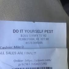 Find your do it yourself pest control promo code on this page and click the button to view the code. Do It Yourself Pest Control Pest Control 8355 S Us Hwy 17 92 Fern Park Fl Phone Number