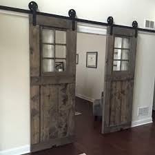 Vintage Custom Sliding Barn Door With Windows Price Is For Barn Door Window Barn Doors Sliding French Doors Interior