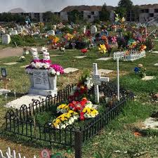 To the east by the river plate; Panteon Monte De Los Olivos Cemetery In Tijuana