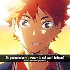 There's no guarantee that the weapon that worked first will continue working until the end. Pin En Haikyuu