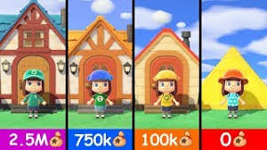 Like earlier animal crossing games, you get the chance to pick a new roof color every time you upgrade your house in new horizons. Animal Crossing New Horizons All House Upgrades Youtube