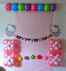 Wall Decor 1st Birthday Decoration Ideas For Boy At Home Best Diy Birthday Decoration Ideas Of 2018 Hello Kitty Birthday Party Diy Birthday Decorations Surprise Birthday Party Decorations