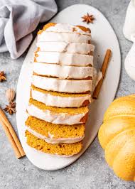 Pumpkin nut bread with icing. Pumpkin Bread With Cream Cheese Icing Gimme Delicious