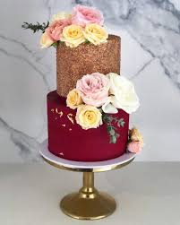 30th Birthday Rose Gold Cake Burgundy Burgundycake Rosegold Engagement Engagementcake Acdnmember Perthcakes Burgundy Wedding Cake Rose Gold Cake 30th Birthday Decorations