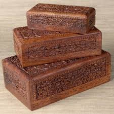 Hand Carved Wooden Boxes For Decoration Wooden Boxes Custom Wooden Boxes Decorative Boxes