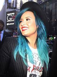 If electric blue is your thing, then demi lovato can show you how it's done. Demi Lovato Shows Off Blue Hair Photos Of Demi Lovato
