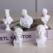 Pelatihan membuat patung gypsum lokasi pelatihan di tempat produksi pak beja, yaitu di kabupaten kebumen jawa tengah. 10 Buah Set Sketsa Kepala Patung Gypsum Bust Mini Seni Patung Garis Sketsa Menggambar Alat Bantu Mengajar Kamar Dekorasi Aksesori G1743 Patung Patung Aliexpress