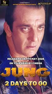 2 Days to Go! BALI IS BACK — Sanjay Dutt brings unstoppable rage in JUNG.  Releasing 9 May 2025!, Tag someone who’s watching it with you, #BaliIsBack  #JungTheMovie #SanjayDutt #Jung2025 ...