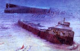 The wreck of the SS Edmund Fitzgerald, which sunk in Lake Superior on  November 10th, 1975. The cold water preserves the bodies of the fallen crew  members. : r/submechanophobia