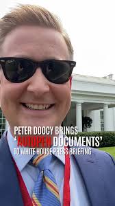 Peter Doocy brought receipts — literally! He came to the White House press  briefing with copies of documents allegedly signed with an autopen during  the Biden era.