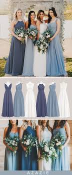Dusty Blue A Calming Middle Ground Combination Of Powder Blue And Gray Is A Vers Dusty Blue Bridesmaid Dresses Wedding Bridesmaids Wedding Bridesmaid Dresses