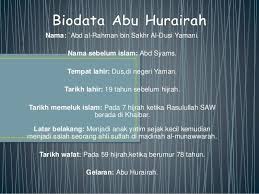 Di dalam tarikh khulafa' karya imam suyuthi, pemerintahan ibnu. Abu Hurairah Alchetron The Free Social Encyclopedia