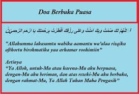 Bacaan doa berbuka puasa rajab sama dengan bacaan doa berbuka puasa ramadhan. Doa Berbuka Puasa Lengkap Arab Latin Dan Artinya 2021