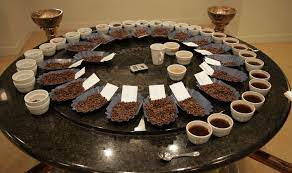 Coffee cupping requires so little besides just the coffee you're going… An Education Cupping 19 Unique Micro Lots Fratello Coffee Roasters Coffee Tasting Coffee Roasters Coffee Lab