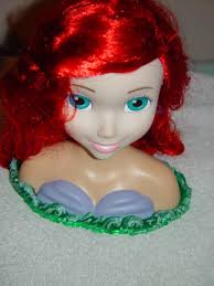Disney Ariel The Little Mermaid Hair Styling Doll Head