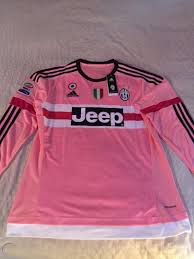 3 italian jerseys ac milan and juventus and italy goalie jersey and italy dress shirt all from italy rome. Paul Pogba Juventus Away Pink Long Sleeve Large New 15 16 Season 1792712499