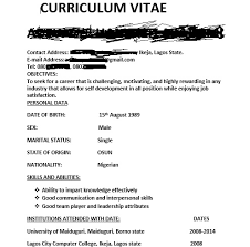 To start with…how do you tailor a professional associations and affiliations. How To Write A Cv For Job Application In Nigeria Resume